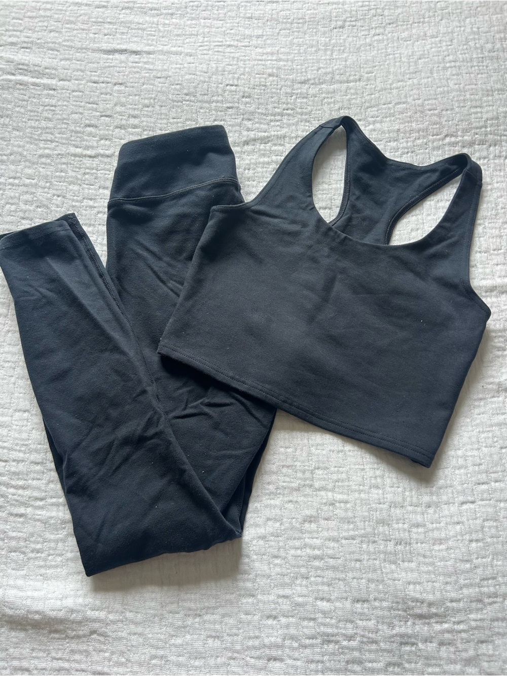 Pact organic cotton navy blue leggings